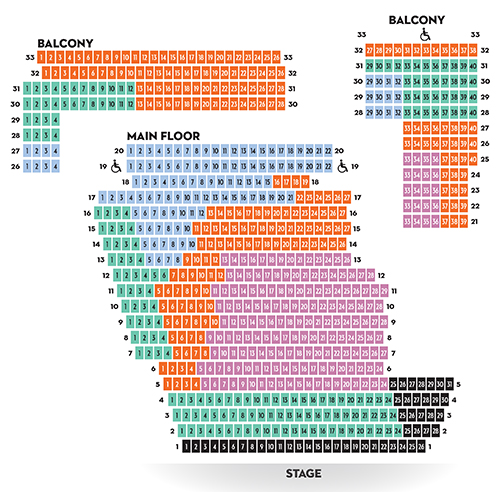 Royal Manitoba Theatre Centre-Seating Maps